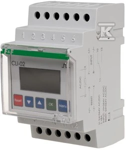 F&F Impulsų skaitiklis 24-264V AC/DC 1P 8A 8 skaitmenų modulinis CLI-02