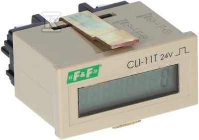 F&F 4-30 V DC 8 skaitmeninis pulso matuoklis 48x24mm CLI-11T- 24V