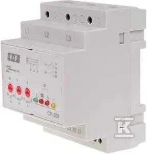 F&F 3fazės įtampos reguliavimo siųstuvas 2P 2x8A 3x500V 150- 210V AC be N CP- 500