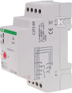 F&F Fazės atrofija ir asimetrija relės su kontaktų kontrolės 10A 1Z 4sec 40- 80V (CHF-2BR)