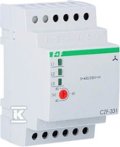 F&F CZF-331 CZUJ.ZAN.FAZ 3X400V+N 2NO/NC