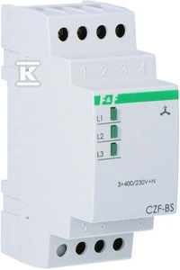 F&F Fazės atrofija ir asimetrija relės 10A 1P 4sec 55V CZF- BS