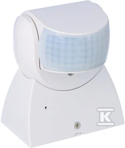 F&F Judesio jutiklis R-04B PIR, balta IP65 DR-04 W
