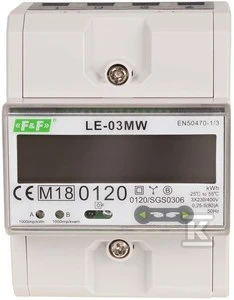 F&F Trifazis elektros skaitiklis LE-03MW