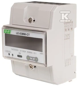F&F Trifazis elektros skaitiklis LE-03MW-CT