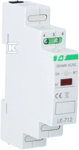 F&F Modulinė raudona LED lempa LK-712 R 130-260V