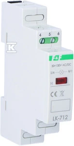 F&F Modulinė lempa 1 fazės raudona 30–130 V AC/DC (LK-712 R 30–130 V)