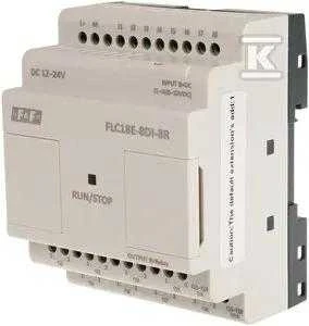 F&F Analoginio skaitmeninio įvesties/išvesties išplėtimo modulis 8 DI 4AI 12-24V DC FLC18E-8DI-8R