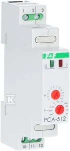 F&F Vienfunkcinė laiko relė 230V 10A - PCA-512