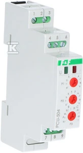 F&F Laiko siųstuvas, kurio maitinimo įtampa 1NO / NC 12 -264V - PCU- 504