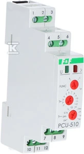 F&F Laiko relė universalus 24/230V 2x8A - PCU-510 DUO