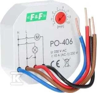 F&F Laiko relė su kritimo uždelsimu 230V 10A - PO-406