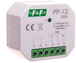 F&F Elektromagnetinė relė 1Z 16A P/T - PP-1ZI 230V
