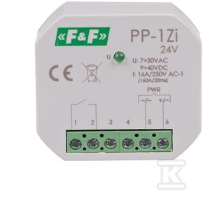 F&F PRZEKAŹNIK 1Z 16A,U=7÷30VAC/9÷40VDC