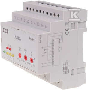 F&F Automatinis fazės jungiklis su išėjimo fazės įtampa 400V / 2x230V + N (PF- 452)