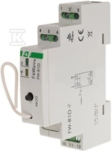 F&F Radijo viena bistabili relė - DIN montavimas 85-265V AC/DC daugiafunkcinis FW-R1D-P