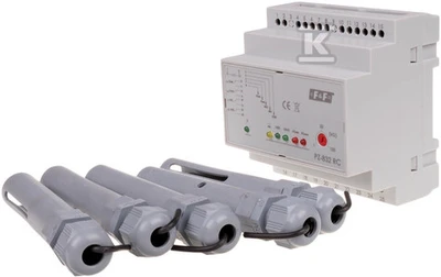 F&F Skysčio lygio valdymo siųstuvas 16 / 8A 2x2P 1-100k Ohm su jautrumo kontrolės PZ- 832RC