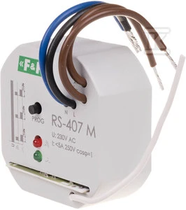 F&F Radijo valdymo siųstuvas 1Z 5A 230V, monostabilus RS- 407 M imtuvas