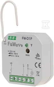 F&F 230V universalus reguliatorius, skirtas flush- off alavo 60 (FW-D1P)