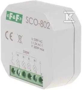 F&F apšvietimo reguliatorius SCO-802 su atmintimi 230V AC 350W pilka SCO-802