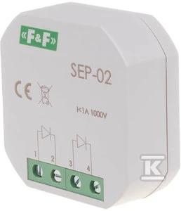 F&F Valdymo signalų skirtukas 1A 1000V - SEP- 02
