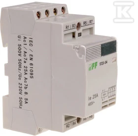 F&F modulinis kontaktorius 25A 4R 230V AC (ST25-04)