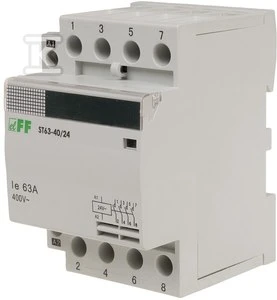 F&F Modulinis kontaktorius 63A 4Z 0R 24V AC (ST63-40/24)