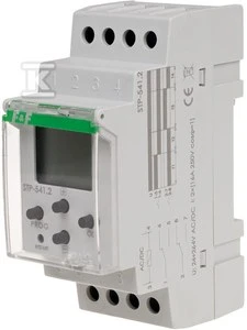 F&F Laiko siųstuvas 2x16A 1sece- 99h 24- 264V AC / DC (STP- 541)