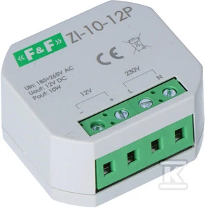 F&F 180- 264V kintamosios srovės impulsinis maitinimo šaltinis, 12 V nuolatinės srovės 0.83A 10W ZI-10- 12P