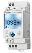 FINDER 12.A1.8.230.0000 Laikrodis cyfrowy ASTRO/TYGODNIOWY NFC 1P 16A 230V AC/DC 12.A1.8.230.0000