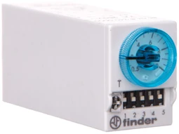 Finder Laiko siųstuvas 4P 7A 230 - 240V AC daugiafunkcinis Al, Dl, SW, GI (85.04.8.240.0000)