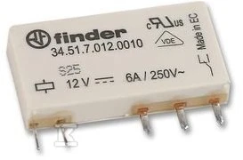 Finder PRZEKAŹNIK 1P 6A 60V DC