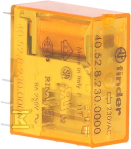 Finder Miniatiūrinė relė 2P 8A 230V AC (40.52.8.230.0000)