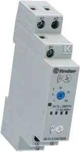 Finder F80-01-0-240-0000 DAUGIAFUNKCINĖ LAIKAS RELĖ 16A 1P 1M 12-240V AC/DC