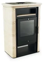 Fireplace NORDFLAM VERA CAPPUCCINOclr tiles. 6 kW