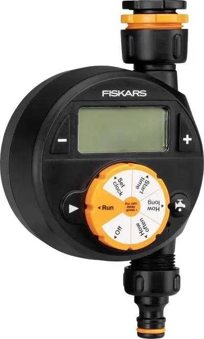Fiskars Laistymo laikmatis su vienu išėjimu (2xAA baterijos neįeina)