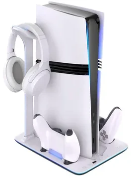 FIXED Docking Station for PlayStation 5 (Pro/Slim), juodas and baltas | Fixed