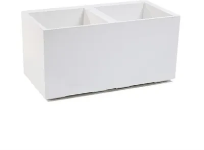 Lamela Gėlių stovas KARO 800x400x400 perdirbtas betonas - kreminė LA936-74 LAMELA