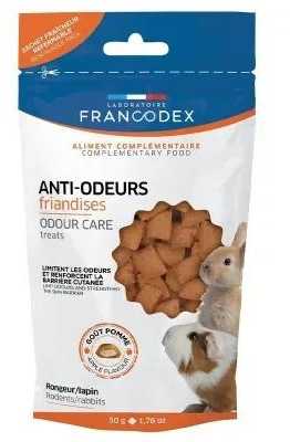 FRX FRANCODEX Skanėstas dla gryzonia przeciw zapachom sierści, moczu 50 g