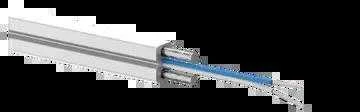 FTTH 2J B2ca SM 9/125 šviesolaidinis kabelis, baltas, FRP sutvirtinimas, visiškai dielektrinis, 1000 m ALANTEC