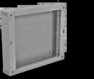 Galinė dalis 100 mm (atverčiama/sulankstoma) dviejų sekcijų spintelėms SW-18U-600-450-01-S, pilka ALANTEC