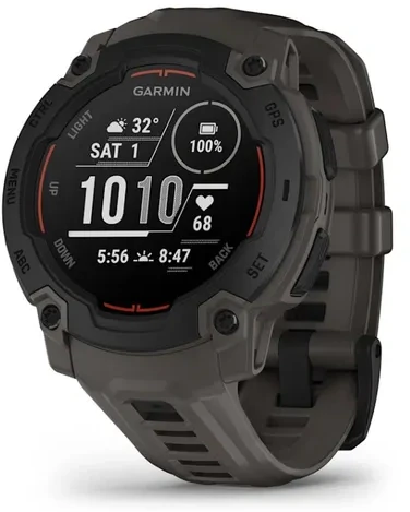 Išmanusis laikrodis Garmin Instinct E – 45 mm, Juodas with Charcoal Band