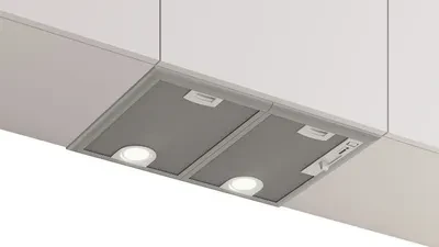 Bosch Serie 4 DHL555BM gartraukis Built-in Metallic, Sidabrinis 604 m³/h