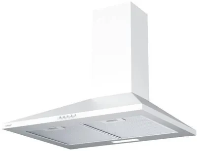 CATA gartraukis | VK 6000 WH | Tvirtinamas prie sienos | Energijos vartojimo efektyvumo klasė A | Plotis 60 cm | 398 m³/h | Mygtukai | CSLED | Baltas
