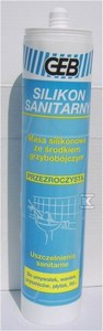 Geb SANITARINIS SILIKONAS, SKAIRUMAS, KORTELĖ