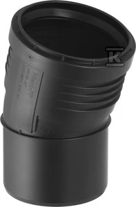 Geberit KOLANO SILENT-PP HT 75/15 SANIT.Juoda