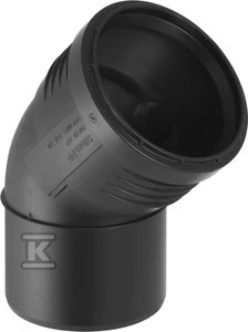 Geberit KOLANO SILENT-PP HT 75/45 SANIT.Juoda