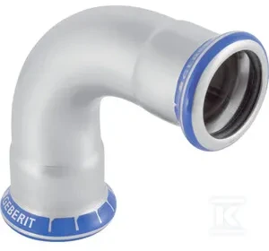 Geberit Kolana 90° Mapress nerūdijantis plienas 15mm (30102)