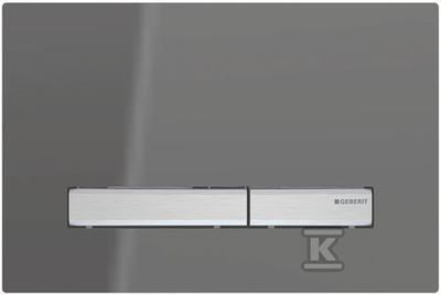 Geberit Nuleidimo mygtukas Sigma50 nuleidimo mygtukas, priekis, rūkytas stiklas [1/5]