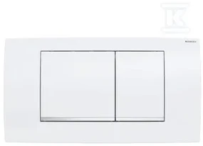 WC klavišas Geberit PRZYC. TWINLINE 30 Baltas/CHROM/Baltas // DLP.G.115.899.KJ.1